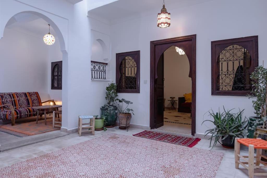 Paisible Riad Privatif Au Coeur De Marrakech Marraquexe Exterior foto